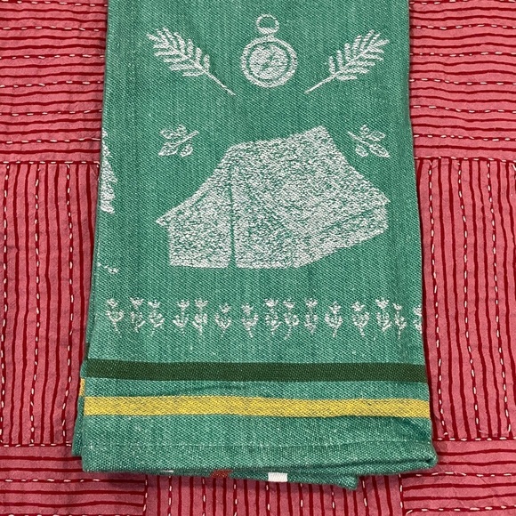 NWT Dishtowel by Now Designs cabin /camp / forest theme - Picture 4 of 9